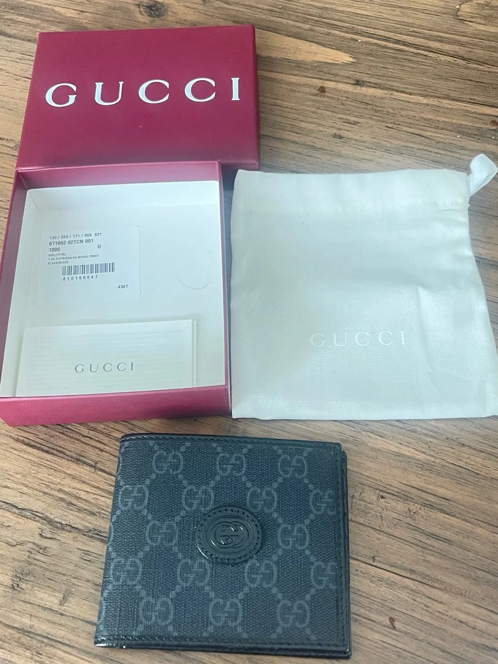 Gucci branded box